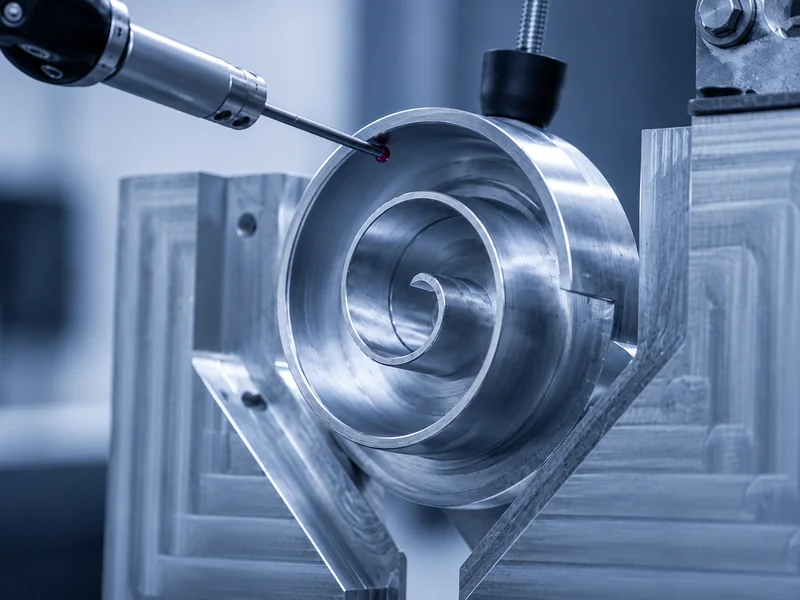 Precision CMM inspection of CNC machined parts